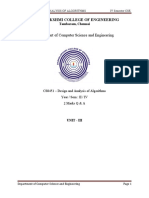 CS8451 Design and Analysis Algorithms Notes