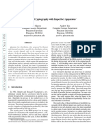 Quantum Cryptography With Imperfect Apparatus