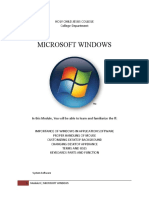 Microsoft Windows: System Software