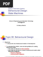 Behavioural Design: State Machines: ZEIT2301 Design of Information Systems