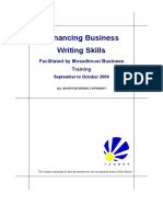 Enhancing Business Writing Skills Handbook Aug 2009 V5
