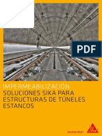 Soluciones Sika Estructuras Tuneles Estancos Folleto