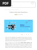 Top 70 Python Interview Questions You Must Learn In 2020