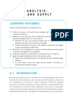 Market Analysis: Demand AND Supply: Learningoutcomes