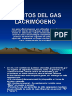 Efectos del gas lacrimógeno y su prevención