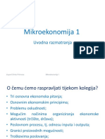 Mikroekonomija 1 - 1
