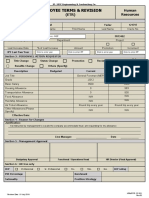 Employee Term and Revision (ETR) Form - HR - PPR-SF-001