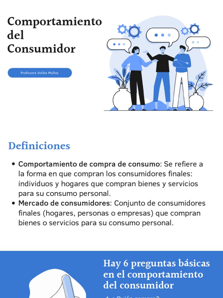 Comportamiento del Consumidor y Decisiones | PDF | Los consumidores ...