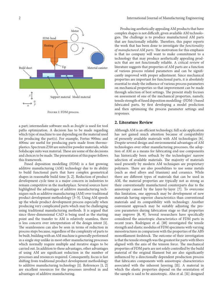 Characterization and Optimization of Mechanical Properties of ABS Parts ...