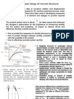 Seismic Resistant Design of Concrete Structures