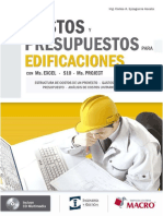 COSTOS Y PRESUPUESTOS PARA EDIFICACIONES CON EXCEL, S10 Y PROJECT-EDITORIAL MACRO
