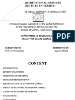 Dayalbagh Educational Institute PPT Slow