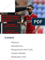 My-Team: (Mobile App For Sport Teams Management)
