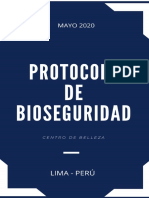 Protocolo Bioseguridad Belleza