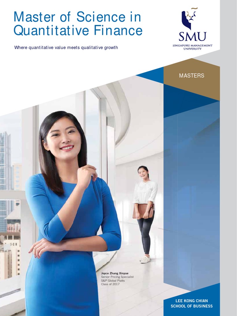 Master of Science in Quantitative Finance: Where Quantitative Value Meets  Qualitative Growth | PDF | Business | Economies