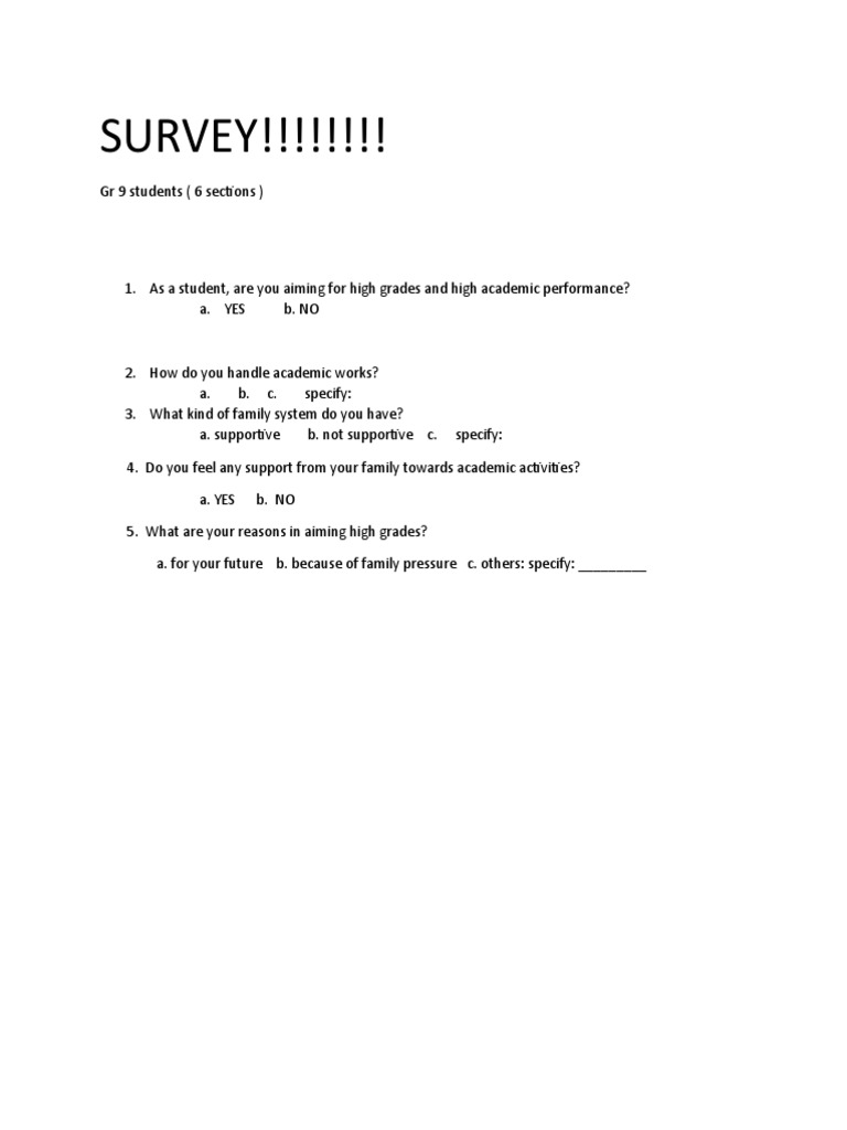 Surveey | PDF | Wellness