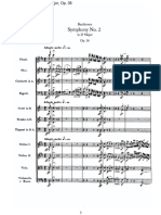 Beethoven - Symphony No.2 in D Major, Op.36 PDF