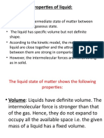 Properties of Liquid