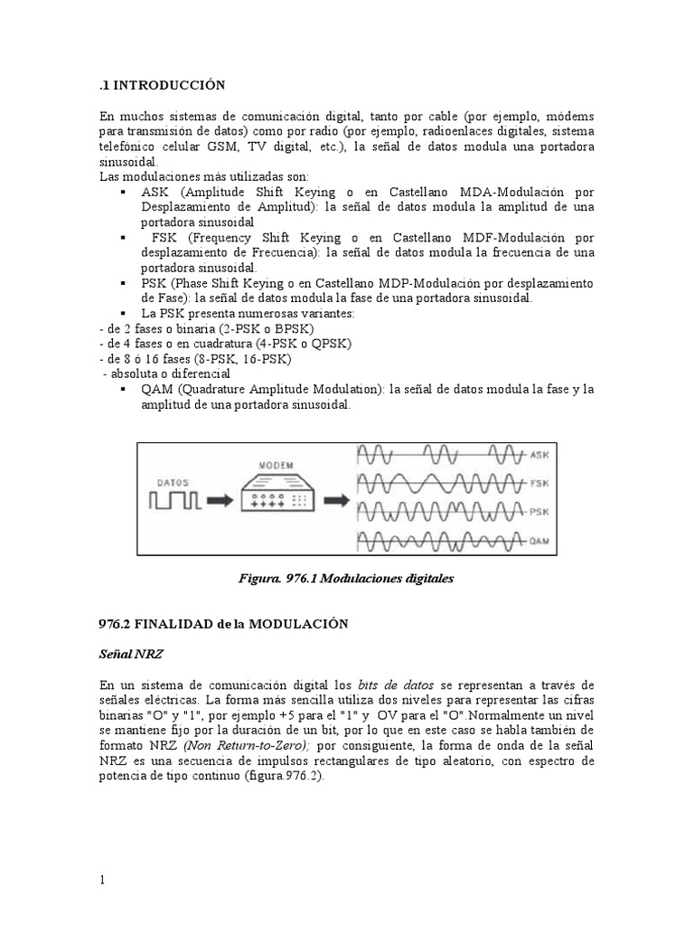 Ask FSK PSK | PDF | Transmisión de datos | Radio