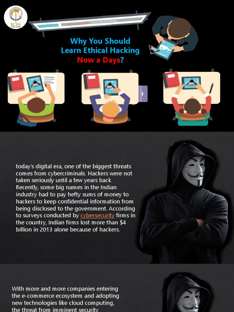 Why You Should Learn Ethical Hacking Now A Days PDF | PDF | Security ...