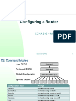 Configuring a Router