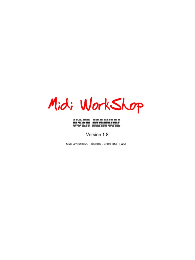 Midi Workshop User Manual Pdf Filename Synthesizer