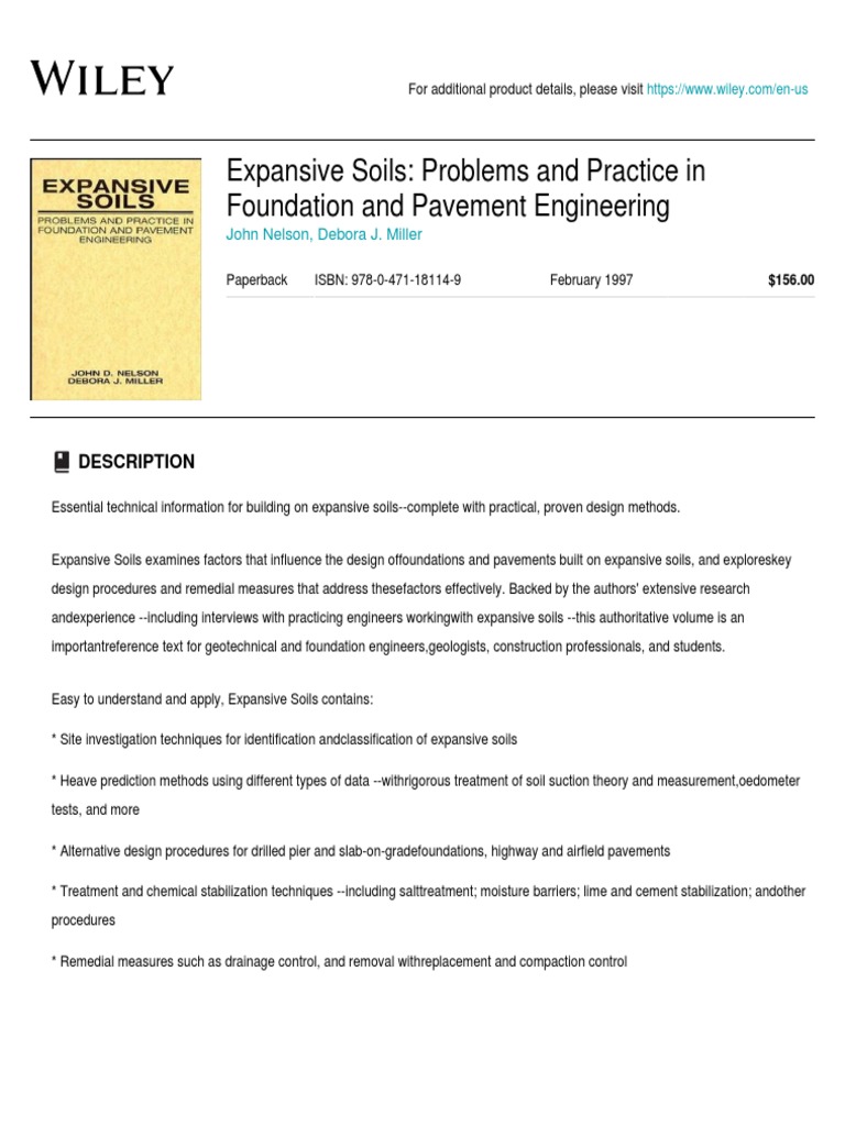 Expansive Soils in Engineering Practice | PDF