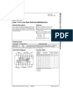 DM74LS153 Dual 1-Of-4 Line Data Selectors/Multiplexers: General Description Features