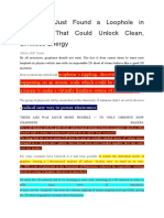 Physicists Just Found a Loophole in Graphene That Could Unlock Clean.docx