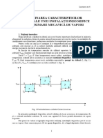 Determinarea Caracteristicilor Principale Ale Unei Instalaţii Frigorifice Cu Comprimare Mecanică de Vapori