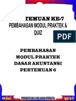 Pembahasan Modul Praktek & Quiz: Pertemuan Ke-7