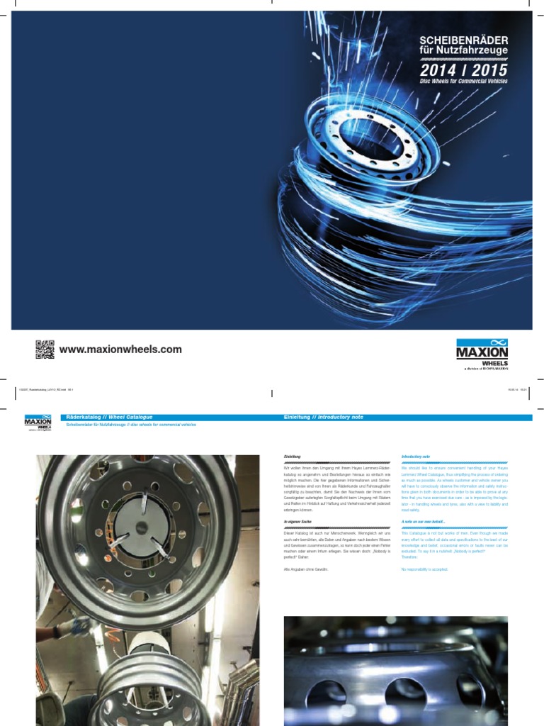 Maxion Wheels Truck Catalogue 2014 - 2015 (3MB) PDF | PDF