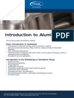 Basic Introduction To Aluminium