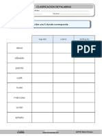 Clasificacion-Palabras Agudas-Llanas-Esdru