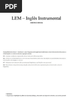 LEM – Inglês Instrumental