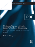 Heritage conservation and Japan's cultural diplomacy