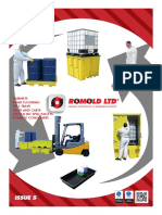 Rotational moulded spill containment and storage products
