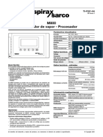 M800 Medidor de Vapor - Procesador: Parámetros Visualizados