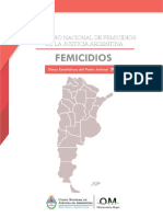 Femicidios en Argentina en 2019