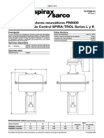 Actuadores Neumáticos PN9400 para Válvulas de Control SPIRA-TROL Series L y K