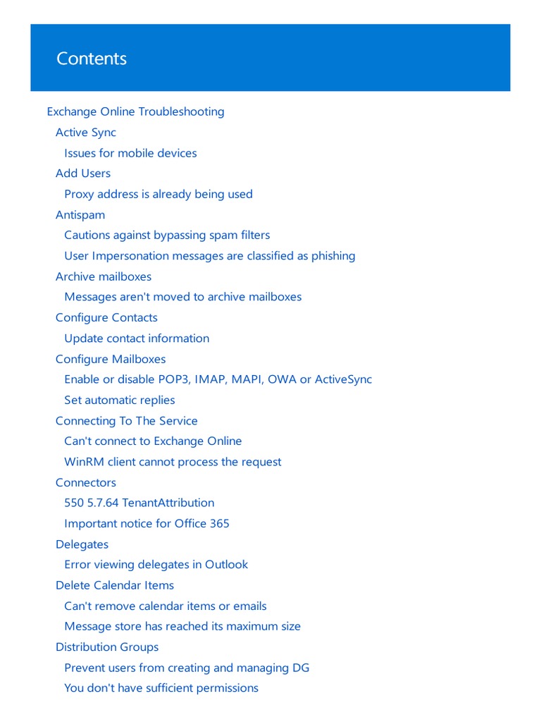 9b08632658f770f4c7060b50226d6724 | PDF | Microsoft Outlook | Office 365