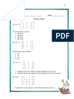 Math Practice Task on Matrix Determinants