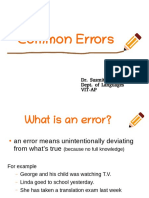 Common Errors PDF