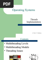 Operating Systems: Threads Implementation