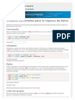 HTML - Lección 1 - Etiquetas de Formulario - Etiquetas Adicionales para Captura de Datos PDF