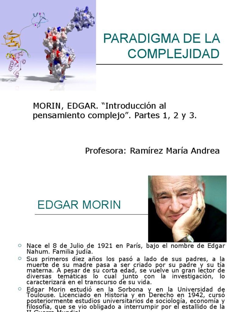Paradigma de la Complejidad según Morin | PDF | Complejidad | Paradigma