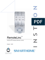 Remotelinc: Insteon Wireless Remote Control