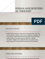 Ancient Indian and Western Political Thought
