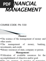 Course Code: Fn-550