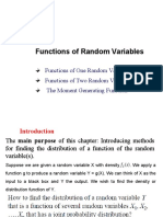 Function of Random Variable